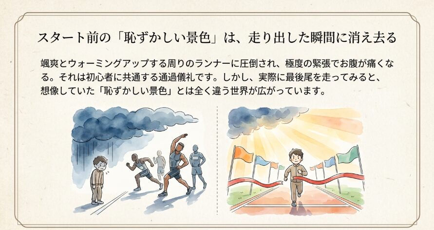 マラソンで遅すぎると恥ずかしい？最後尾のランナーが知るべき事実