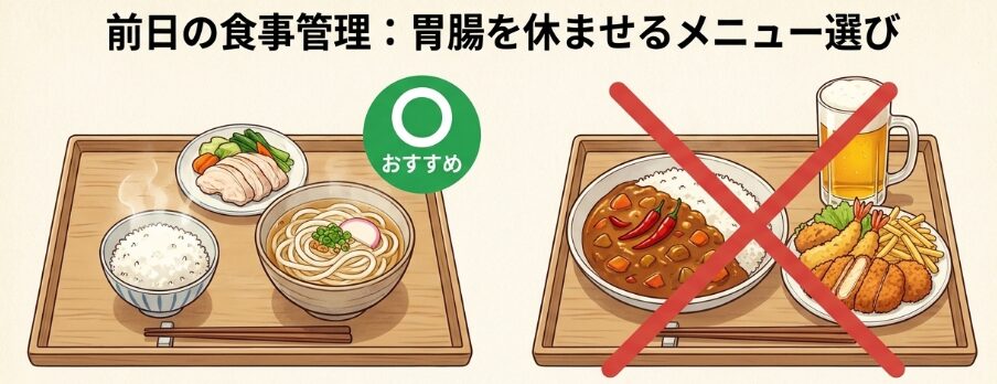 マラソン大会前日にできる胃腸の整え方