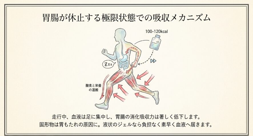 急速なエネルギー吸収を支える補給ジェルのメリット