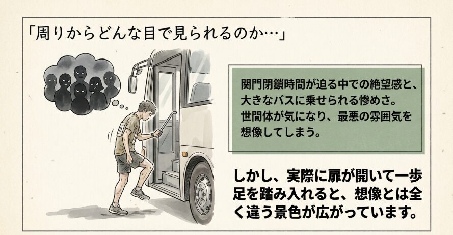 マラソンの回収バスは恥ずかしい？気になる車内の雰囲気と実態