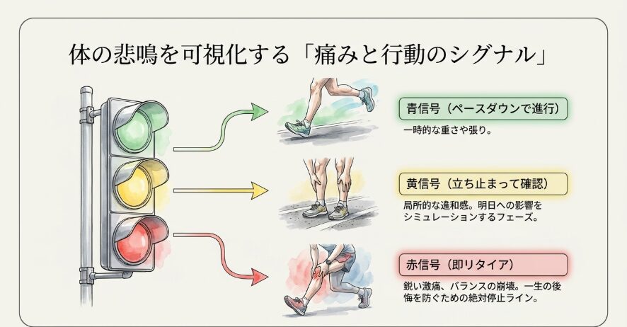マラソン中に痛いと感じた時のリタイア判断基準