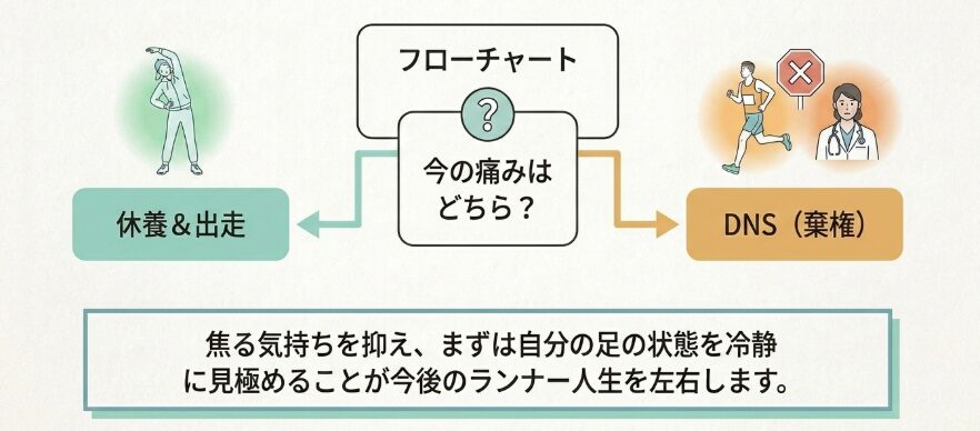 マラソン直前の筋肉痛で走って大丈夫なのか判断するための基準