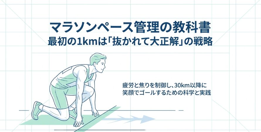 マラソンで周りのペースに惑わされない抑え方