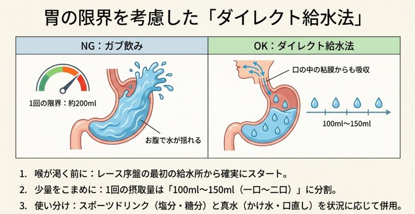 脱水を防ぐダイレクト給水法のやり方
