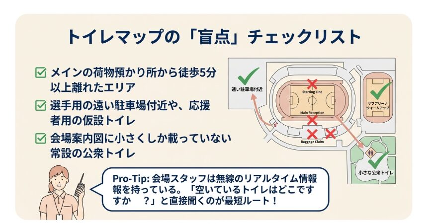 トイレマップの「盲点」！穴場トイレの見つけ方