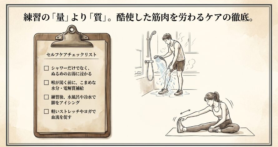 関節を労るアクティブリカバリーの重要性