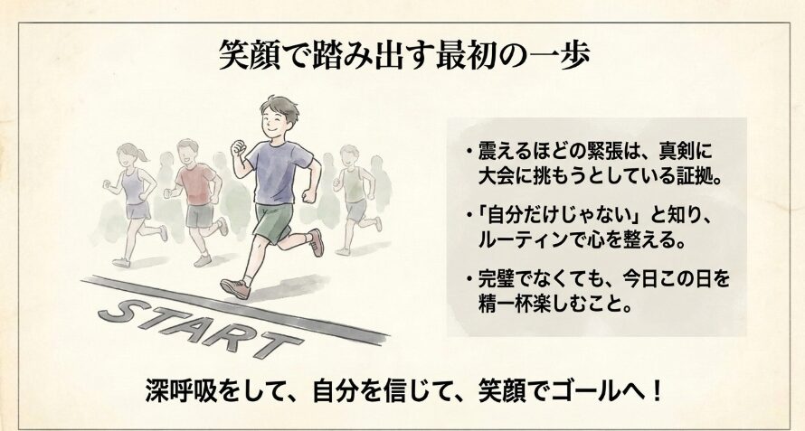 スタートラインを笑顔で踏み出すために