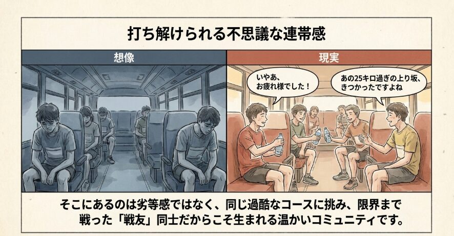 想像以上の温かさ！お互いを労う戦友だらけの空間