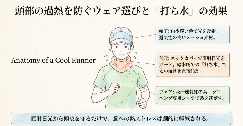 ウェアやキャップで体温調節を意識するコツ