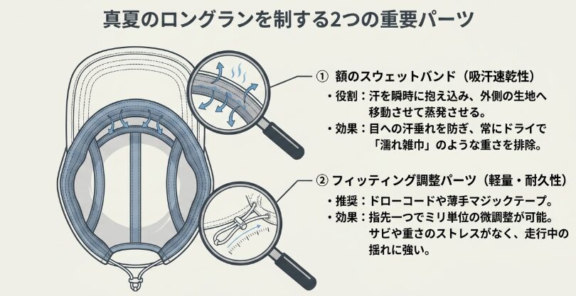 真夏30km走で実証した熱を逃がす帽子の選び方