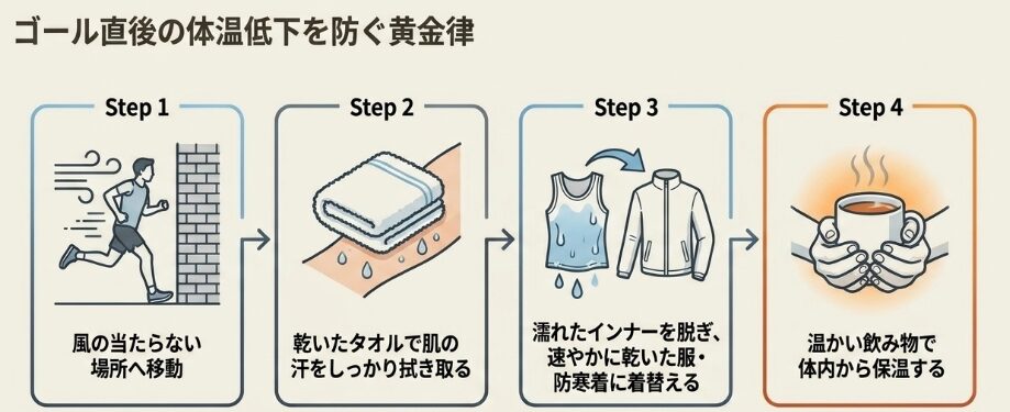 走った後の濡れたウェアの正しいケアと対策