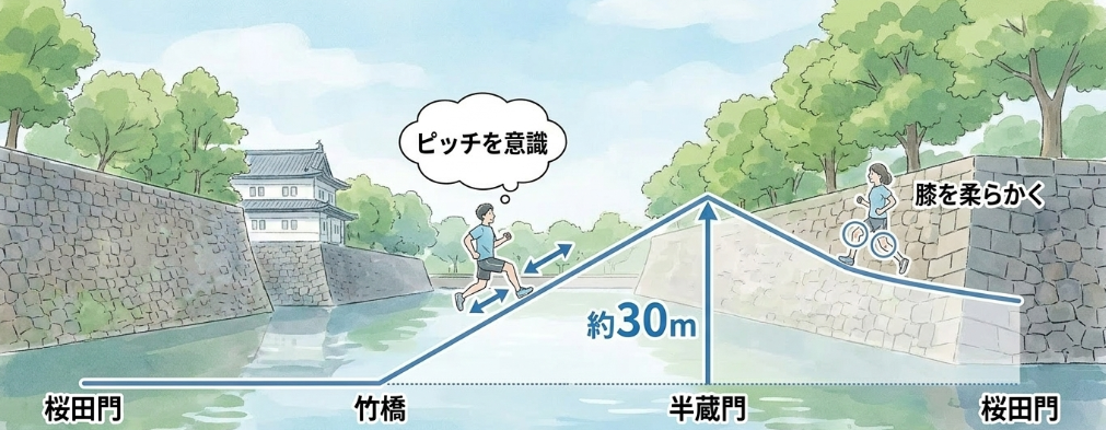 走る前に知っておくべき高低差と起伏
