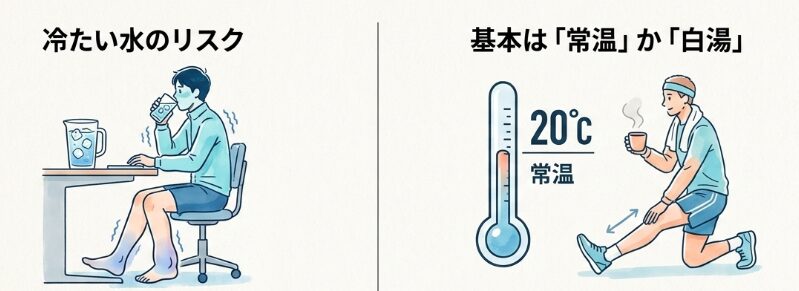 むくみや冷えを防ぐ常温での飲み方の工夫