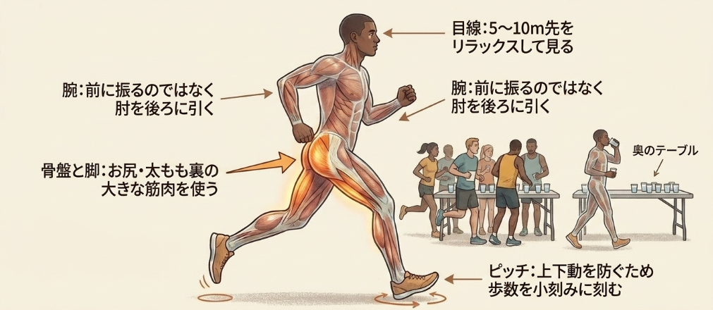 レース後半の失速を防ぐ走り方のコツ