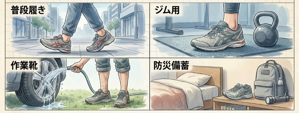 普段履きへの賢い再利用法