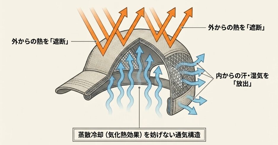 汗をかいても快適な通気性と速乾性の重要性