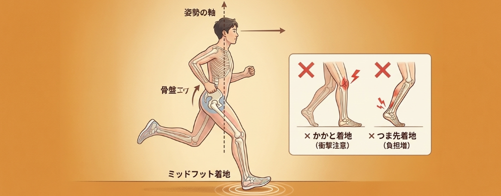 怪我を防ぐランニングフォーム