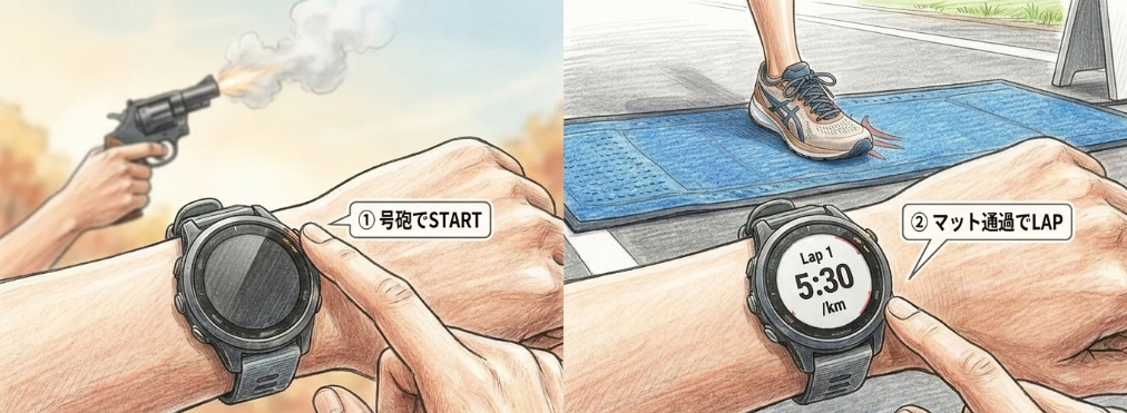 アプリや時計での計測と管理