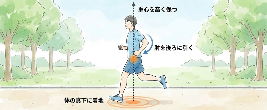 距離を伸ばしても脚を痛めない走り方