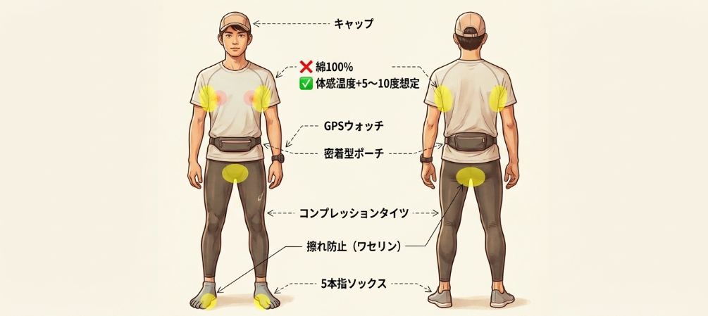初心者が揃えるべきウェアとギア