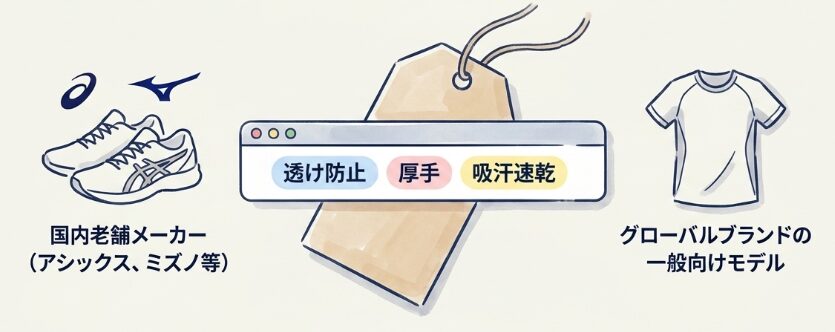 透けにくいおすすめブランドと人気モデル
