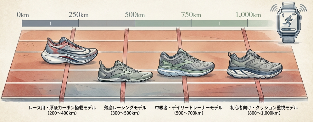 走行距離ごとの買い替え基準