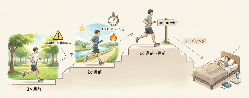 完走を目指す練習メニュー