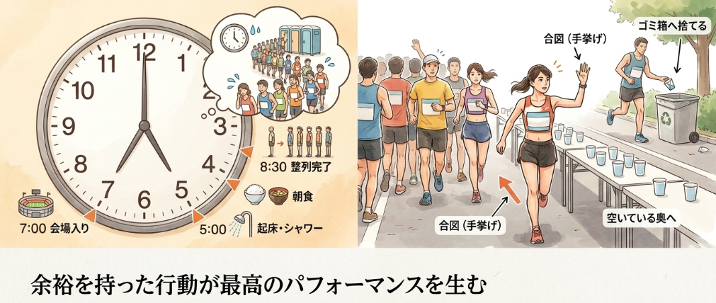 大会当日をスムーズに迎えるスケジュールとマナー