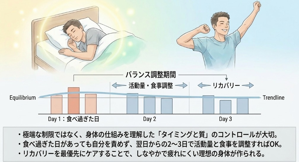 リカバリーを高めてランニング後の食事で太る不安を解消