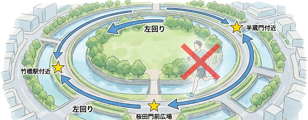 スタート地点と独自のローカルルール