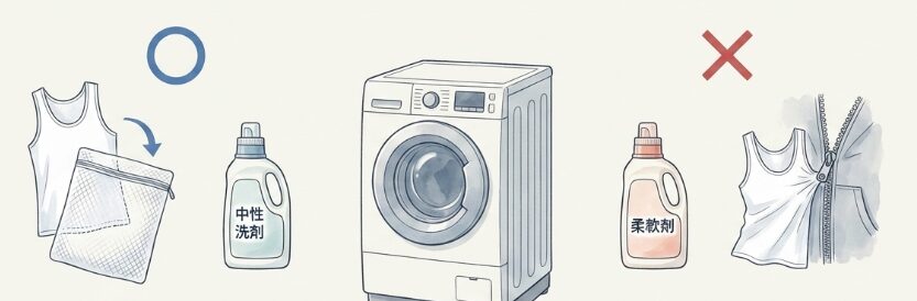 自宅でできる透け防止のお手入れや洗濯のコツ