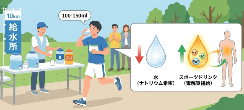 10km大会当日の過ごし方と給水補給戦略