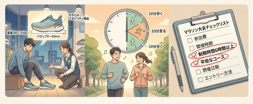 マラソン初心者がまずやること