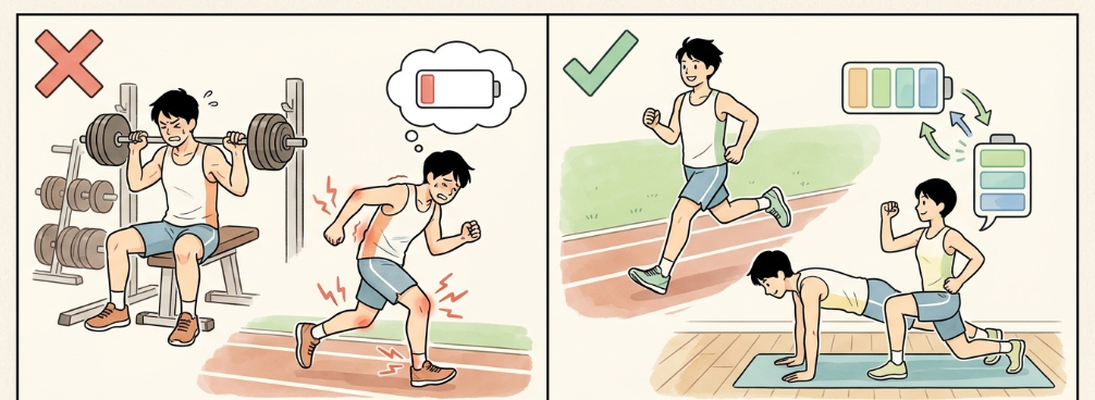 走った後に鍛えるべき目的とメリット