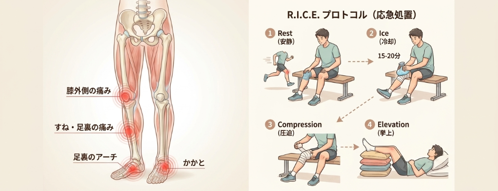 よくある膝や足のトラブル対策