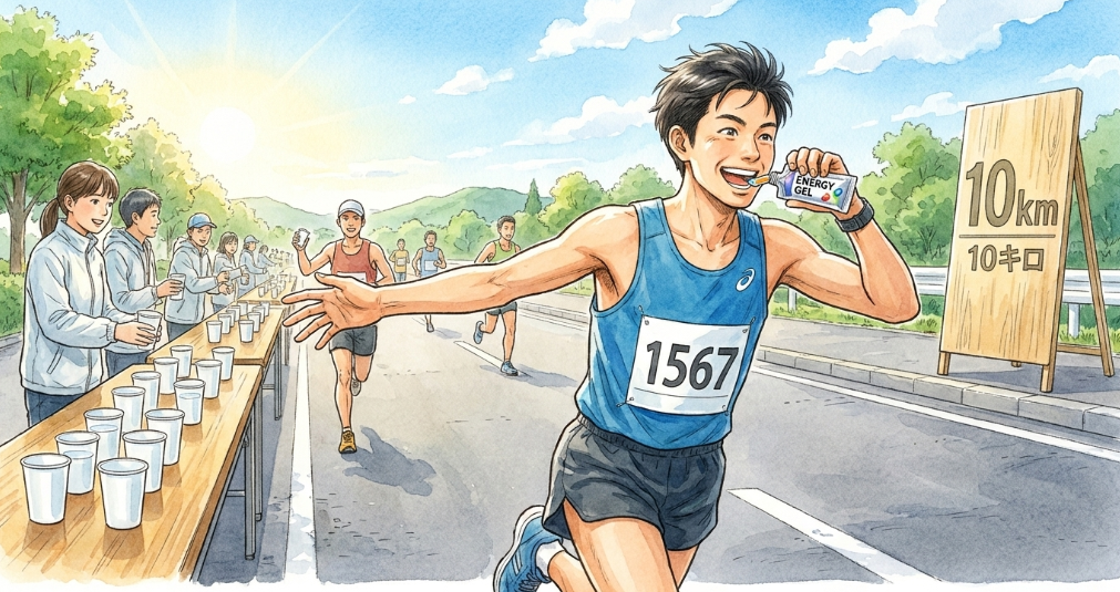 レース前半（5km〜20km）の計画的補給