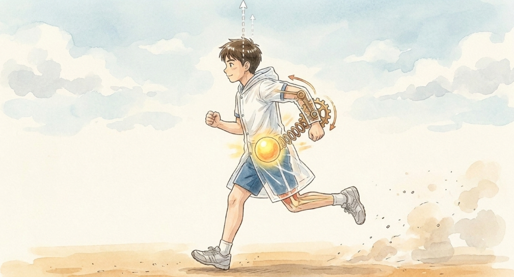 体力を温存するフォームと骨盤の意識