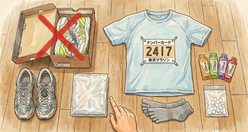 前日に揃えるべき必須アイテム