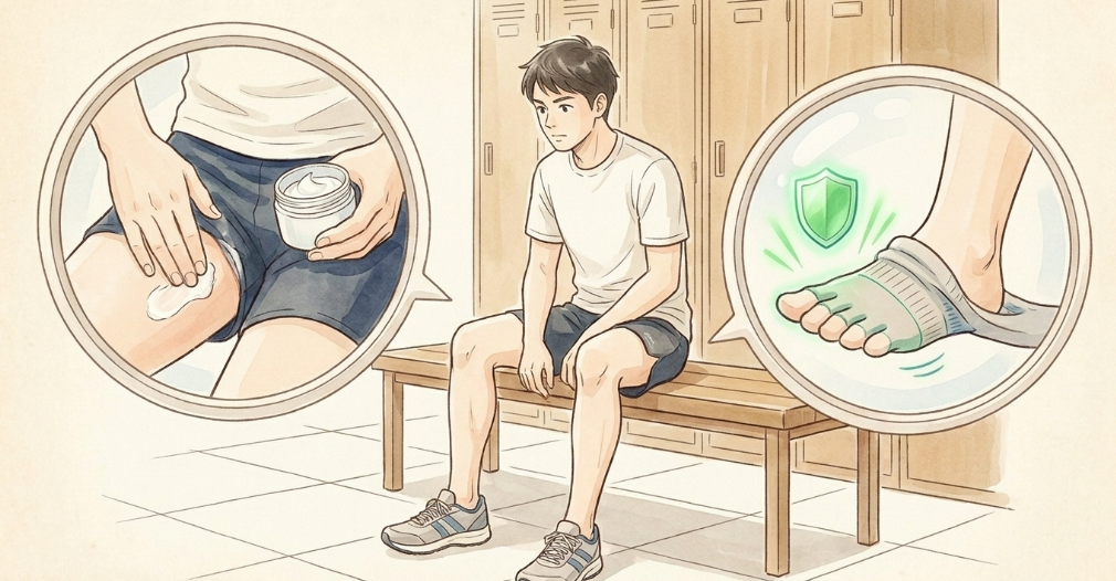 足のトラブルを防ぐソックスとワセリン
