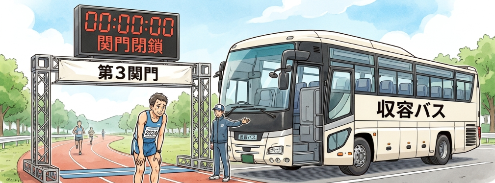 フルマラソン初心者の制限時間と関門