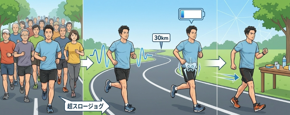 30キロの壁を越えるペース配分戦略