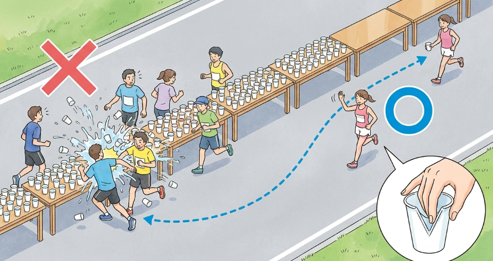 給水所でのトラブルを防ぐスマートな立ち回り