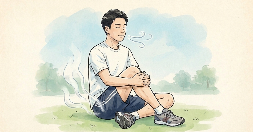 練習後に行う基本の静的ストレッチ