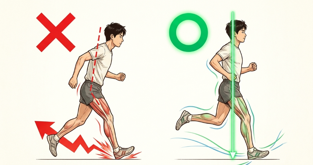 怪我を防ぐフォームと歩き方・走り方