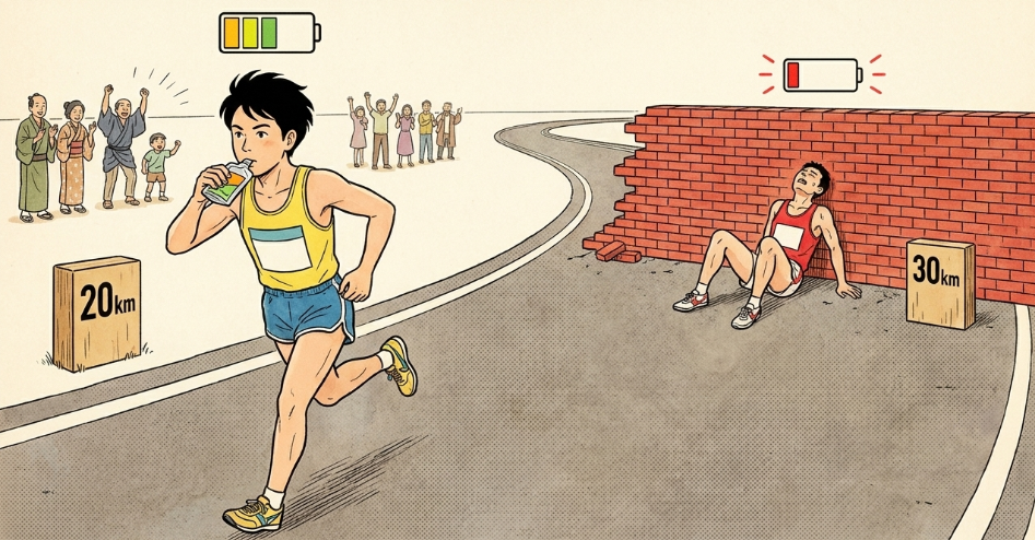 30kmの壁を打破する補給と水分戦略