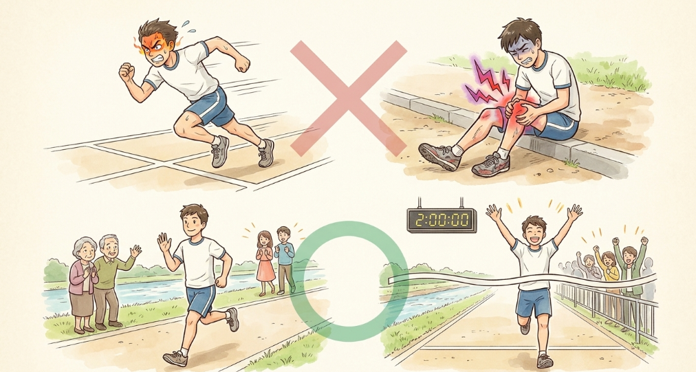 怪我を防ぐための目標設定の考え方