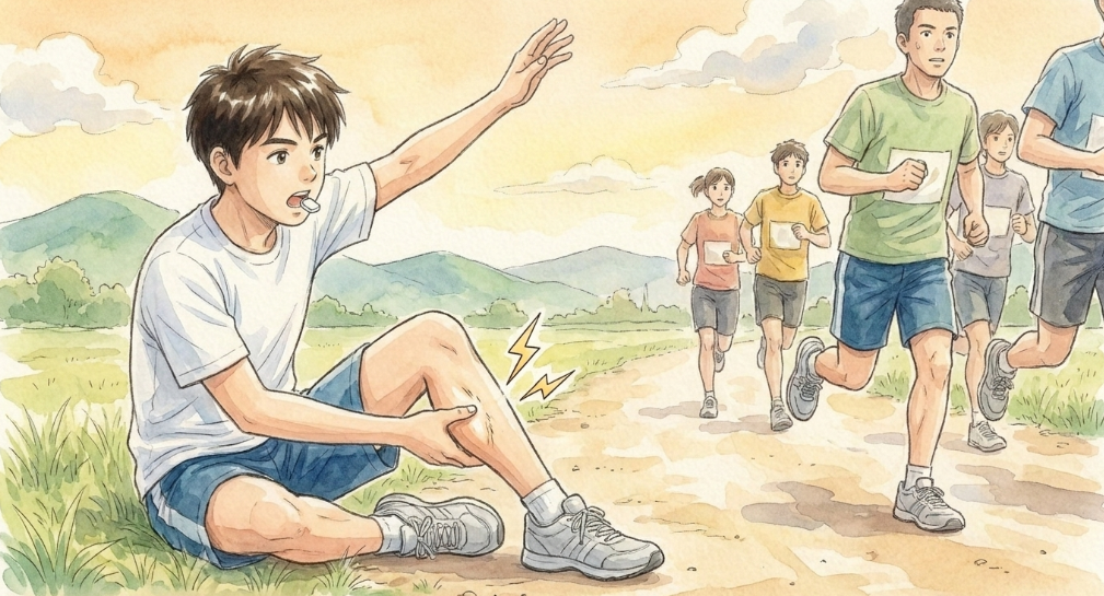 足のつりや膝の痛みが起きたときの対処法