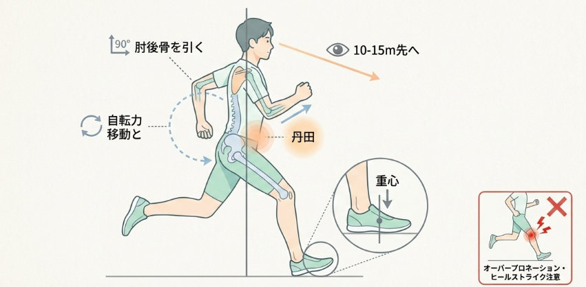 怪我を防ぐランニングフォームと体の使い方