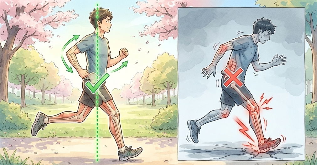 怪我を防ぐランニングフォーム