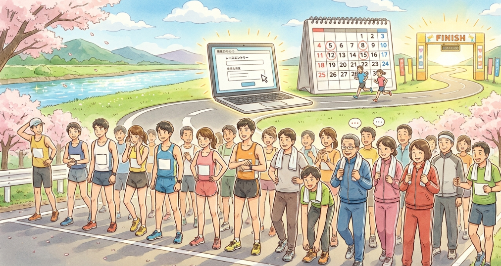 マラソン初心者のエントリー方法